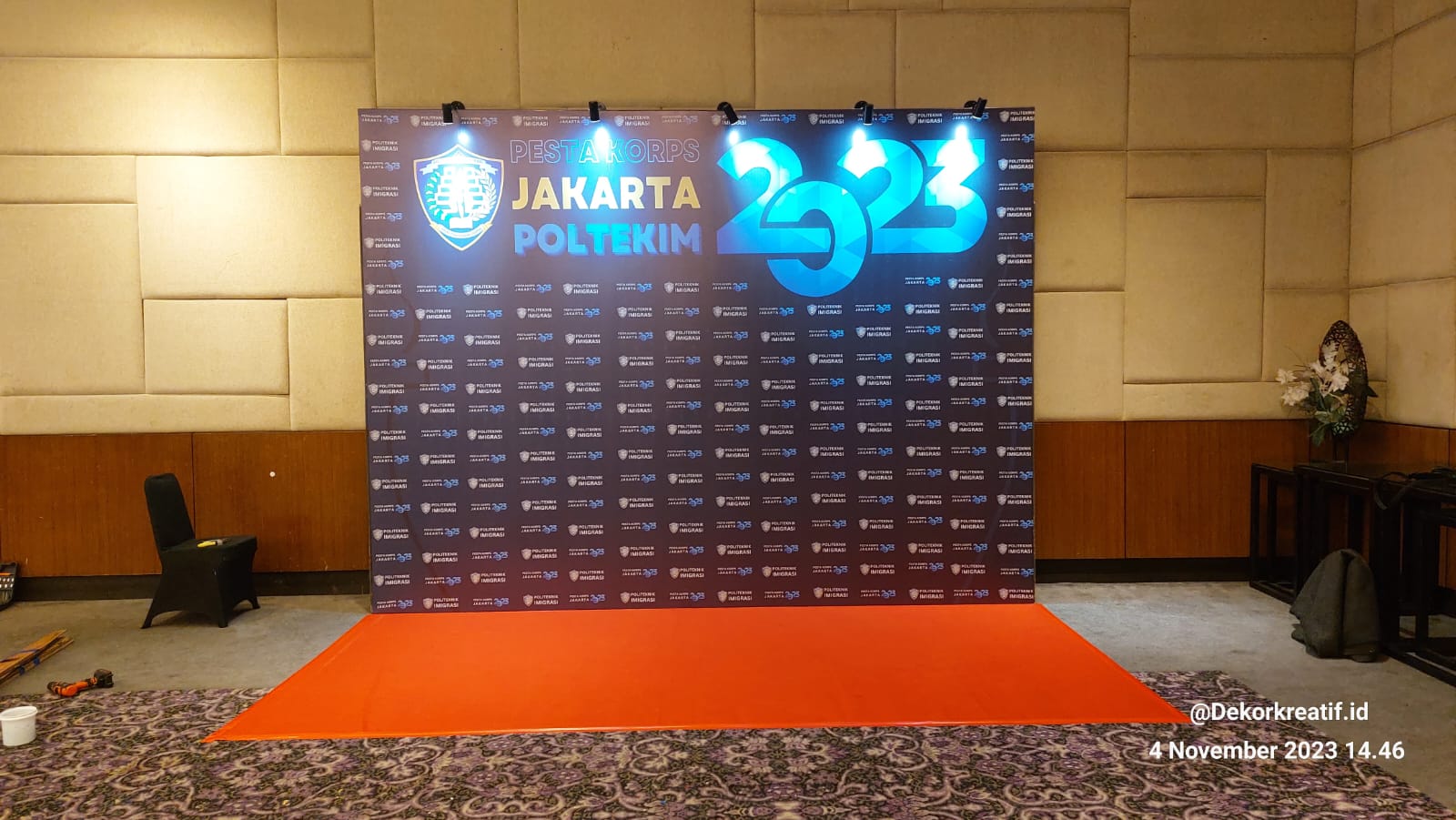 backdrop event poltekim