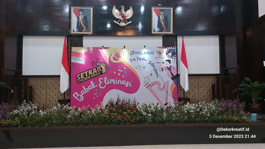 sewa bakcdrop event